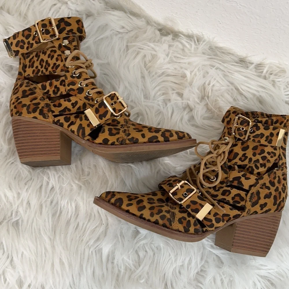 Zigi Soho Womens Bucklie Booties Size 8 - Picture 6 of 12